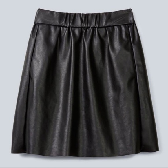 Wilfred Natalia Faux Leather Skirt - Picture 2 of 4